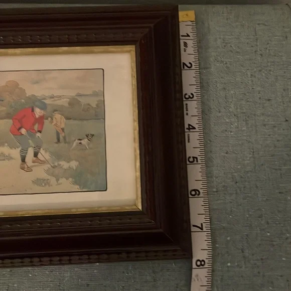 Golf scene framed art - Picture 3 of 5